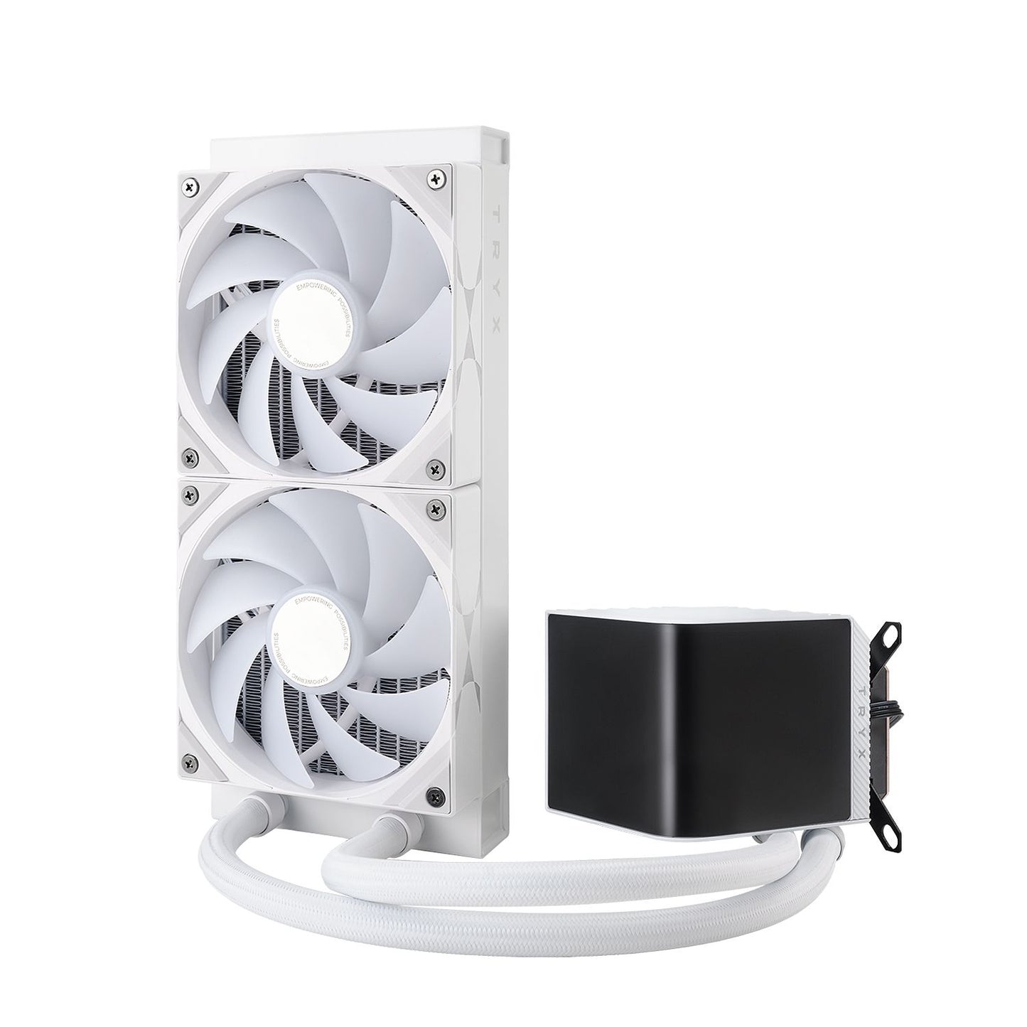 TRYX PANORAMA 240mm AIO LIQUID COOLER ARGB WHITE (6Y) - 850066255032