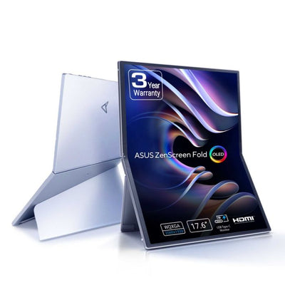 ASUS ZenScreen Fold OLED MQ17QH QHD Portable Monitor - ASUSMQ17QH