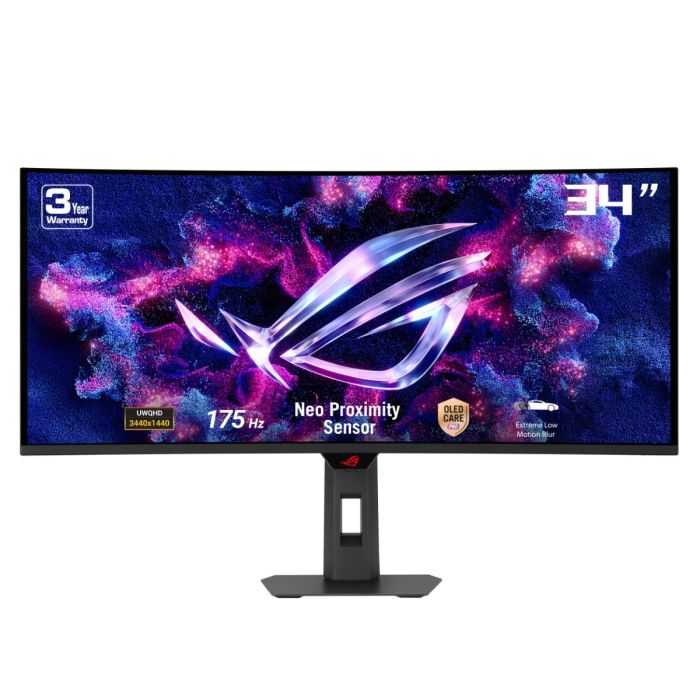 ASUS 34" ROG STRIX XG34WCDG UWQHD OLED GAMING MONITOR - ASUSXG34WCDG