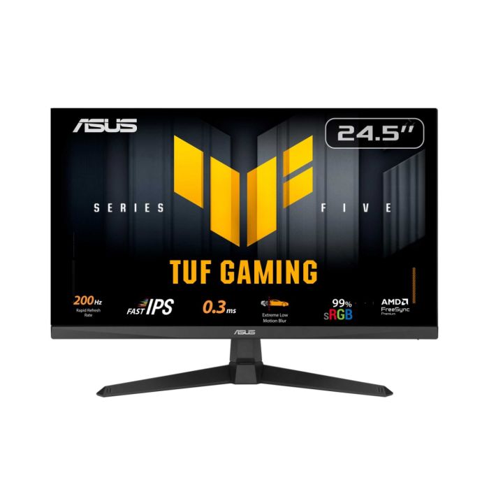 ASUS TUF Gaming Series 5 - VG259Q5A Gaming Monitor – 24.5-inch, Full HD(1920x1080), 200Hz, Fast IPS, ELMB, 0.3ms GTG (min.), Stereo speaker, DisplayWidget Center - ASUSVG259Q5A