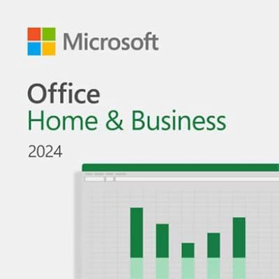 MICROSOFT OFFICE HOME & BUSINESS 2024 1PC/MAC MEDIALESS(NO WARRANTY/XCHANGE - 196388410064