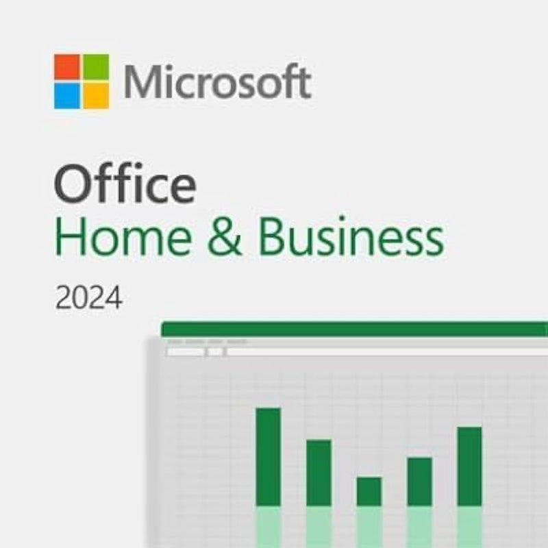 MICROSOFT OFFICE HOME & BUSINESS 2024 1PC/MAC MEDIALESS(NO WARRANTY/XCHANGE - 196388410064