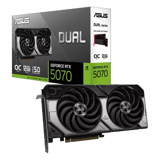 ASUS Dual GeForce RTX™ 5070 12GB GDDR7 OC Edition Graphics Card - 199291046214
