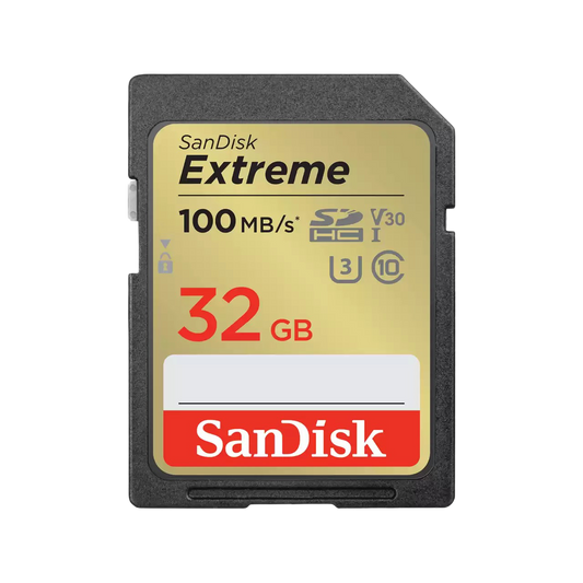 SanDisk Extreme microSD Card SDXVT 32GB - 619659188924