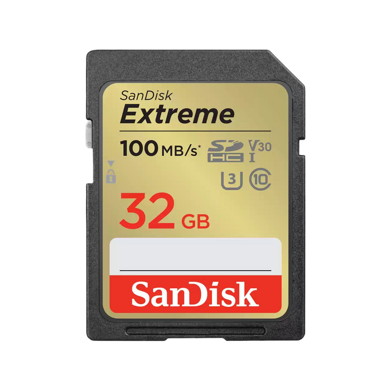 SanDisk Extreme microSD Card SDXVT 32GB - 619659188924