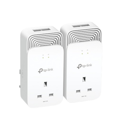 TP-LINK PG2400P KIT G.hn2400 Passthrough Powerline Kit - 4897098680131