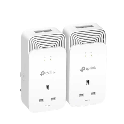 TP-LINK PG2400P KIT G.hn2400 Passthrough Powerline Kit - 4897098680131