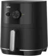 BRAUN MultiFry 3 HF3000 - Air Fryer, 1500W, 4.3L capacity, analog interface, adjustable temperature 80-200 degree, black - 8021098005045