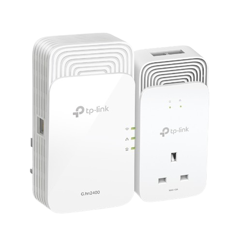 TP-Link  PGW2440 Kit G.hn2400 Passthrough Powerline AX1800 Wi-Fi 6 Kit - 4897098680148