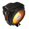 DarkFlash E400 Plus CPU Air Cooler Dual 120mm PWM ARGB Fans - Black - E400 PLUS BLACK