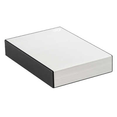 Seagate One Touch 4TB External HDD with Password Protection - Silver - 3660619041824