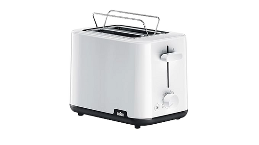 BRAUN Breakfast Collection HT1010WH Toaster, White - 8021098760166