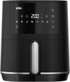 BRAUN MultiFry 3 HF3030 - Air Fryer, 1500W, 4.3L capacity, digital interface with 8 Preset programs, adjustable temperature 80-200 degree, Black - 8021098005052
