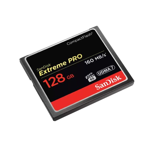 SanDisk Extreme Pro CompactFlash Memory Card CFXPS 128GB - 619659102500