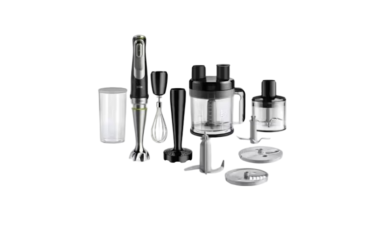 Braun MultiQuick 9 MQ9187XLI - Hand Blender with Food Processor, Chopper Masher and Whisk, Black - 8021098775177