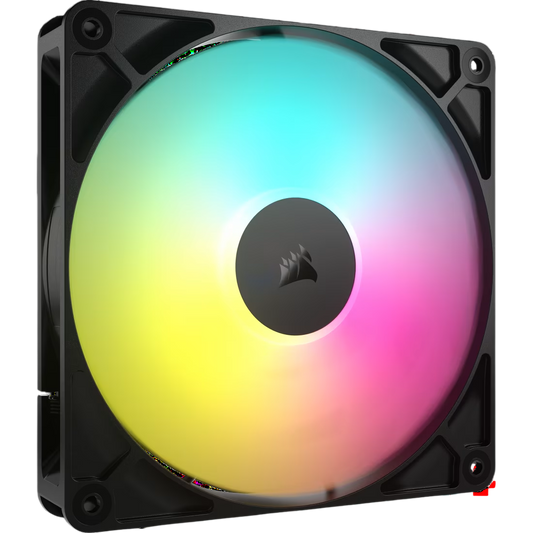 Corsair RS140 ARGB 140mm PWM Fan Single Pack - Black - 840006684145