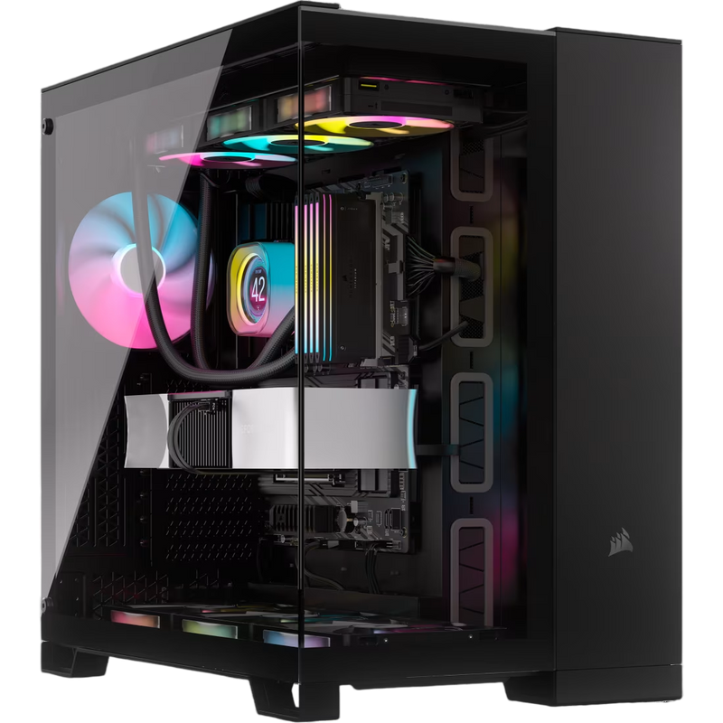 Corsair iCUE LINK 6500X RGB Mid-Tower Dual Chamber PC Case - Black - CS-CC-9011269-WW