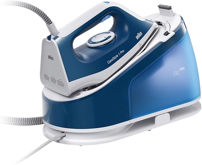 BRAUN CareStyle 1 Pro IS1512BL - Iron Steam Station, 120g/min steam, 380g/min steam shot, 6 bar, Sanitization Function, Super Ceramic Soleplate - 8021098002792