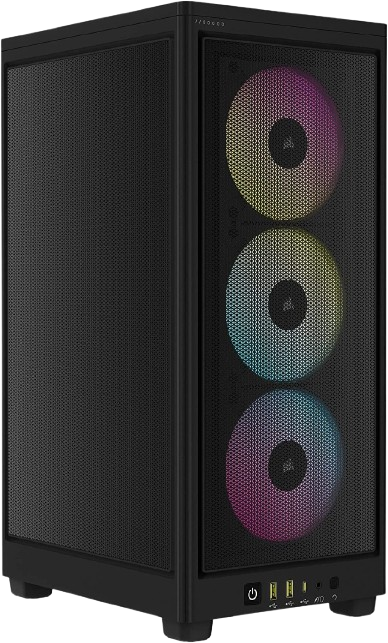 Corsair iCUE 2000D RGB Airflow Mini-ITX Case - Black - CS-CC-9011246-WW