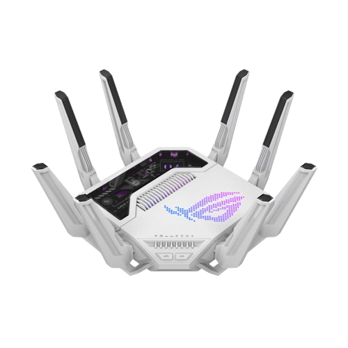 ASUS ROG RAPTURE GT-BE19000AI Tri-band Gaming Router - WiFi 7, 802.11be, up to 3,500 sq. ft. & 200+ devices - 4711387840757