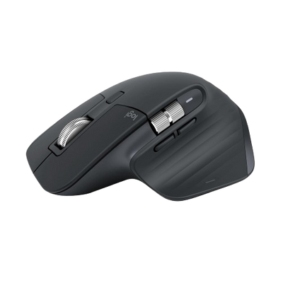 Logitech MX Master 3S Bluetooth Edition Graphite Performance Wireless Mouse - 097855201836