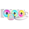 Corsair iCUE LINK H150i QX120 RGB Fans 360mm Radiator RGB AIO Liquid CPU Cooler White - 840006665861