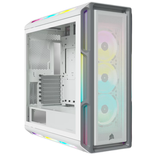 Corsair iCUE 5000T RGB Tempered Glass Mid-Tower Smart Case White - CS-CC-9011231-WW-B2B