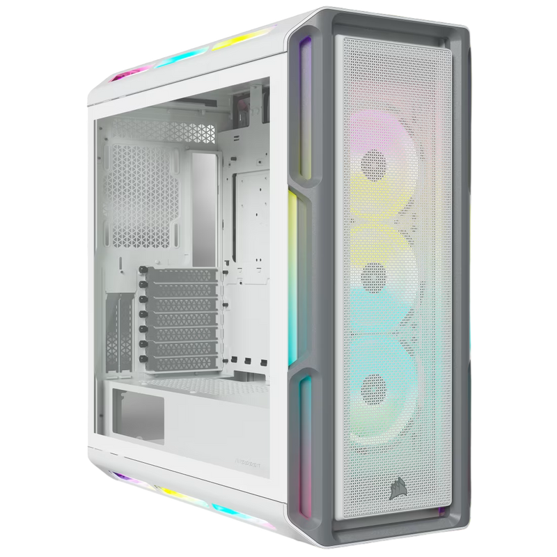 Corsair iCUE 5000T RGB Tempered Glass Mid-Tower Smart Case White - CS-CC-9011231-WW-B2B
