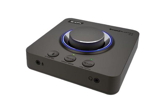 Creative Sound Blaster X4 Hi-Res 24bit/192kHz External USB DAC and Amp Sound Card, Super X-Fi, Multi-Channel - 5390660194733