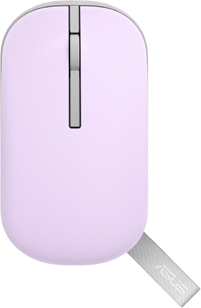 ASUS Marshmallow Wireless Mouse MD100 with Adjustable DPI Up to 1600 DPI, Dual-mode Connectivity, Bluetooth