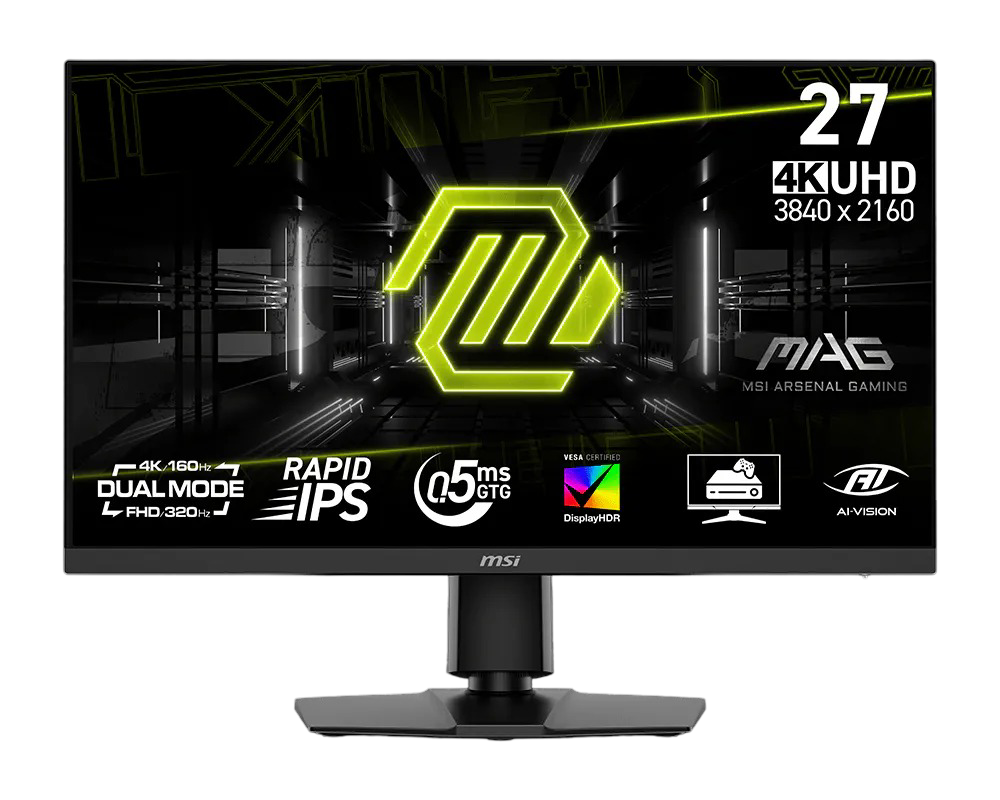 MSI MAG 272URDF E16 27 Inch UHD Gaming Monitor 160Hz,0.5ms- MSIMAG272URDFE16