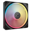 Corsair iCUE LINK LX140-R RGB 140mm PWM Reverse Fan Single Pack - Black - 840006688709