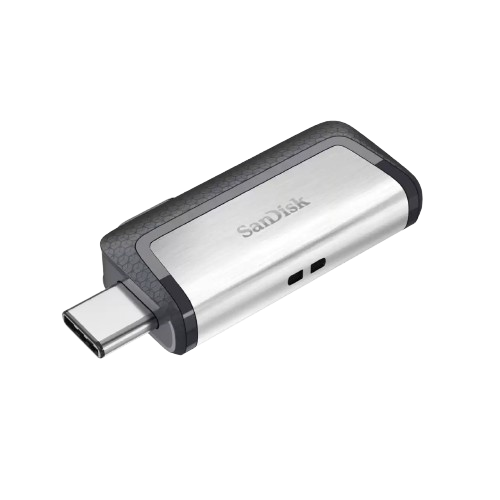 SanDisk Ultra Dual Drive USB Type C Flash Drive SDDDC2 256GB - BLACK - 619659154844