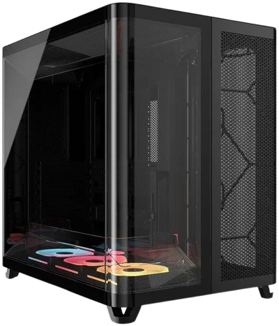 Corsair AIR 5400 LX-R iCUE LINK Tempered Glass Mid-Tower - Black - CS-CC-9011320-WW