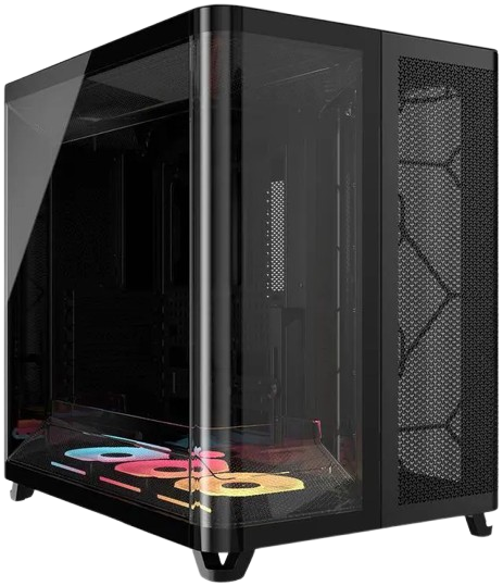Corsair AIR 5400 LX-R iCUE LINK Tempered Glass Mid-Tower - Black - CS-CC-9011320-WW