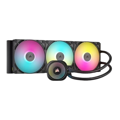 Corsair iCUE Link Titan 420 RX RGB Liquid CPU Cooler with RX140 RGB Fans - Black - 840006685449