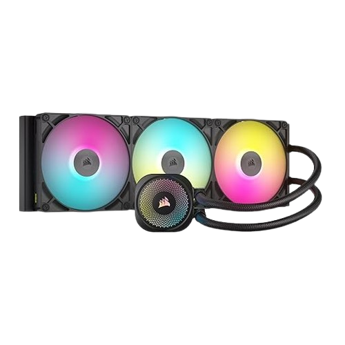 Corsair iCUE Link Titan 420 RX RGB Liquid CPU Cooler with RX140 RGB Fans - Black - 840006685449
