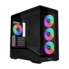 Lian Li Vector V100R Mini with four ARGB Fan Tempered Glass MicroATX Tower PC Case Black - 4718466021885