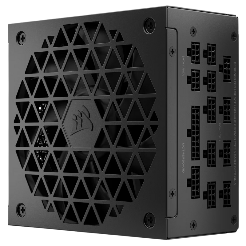 Corsair SF1000L Fully Modular Low-Noise SFX ATX 3.0 and PCIe 5.0 Compliant 80 Plus Gold Power Supply - 840006645740