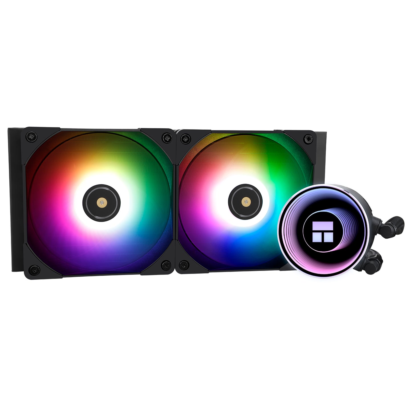 THERMALRIGHT FROZEN NOTTE 240 BLACK/WHITE ARGB V2 AIO LIQUID COOLER(3YRS) - 814256005319, 814256005326