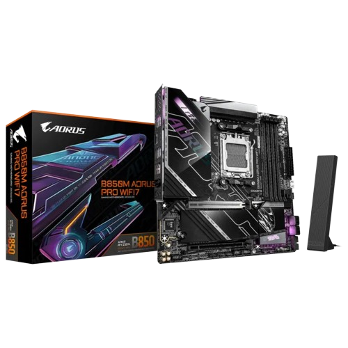 Gigabyte B850M AORUS PRO WIFI7 DDR5 AM5 Micro-ATX Motherboard - 4719331869649