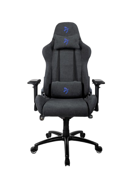 Arozzi Verona Signature Soft Fabric Gaming Chair - Blue - VERONA-SIG-SFB-BLUE