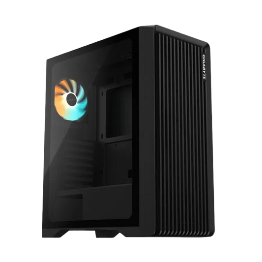 Gigabyte C103 Glass Global Mid-Tower Gaming PC Case Tempered Glass Side Panel Optimized Airflow - GIGABYTEC103G