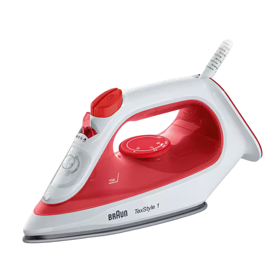 Braun TexStyle 1 SI1019RD - Steam Iron, 1900W, 120g/min - 25g/min turbo - 8021098000774