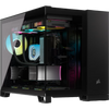 Corsair iCUE LINK 2500X RGB Micro ATX Dual Chamber PC Case - Black - CS-CC-9011267-WW