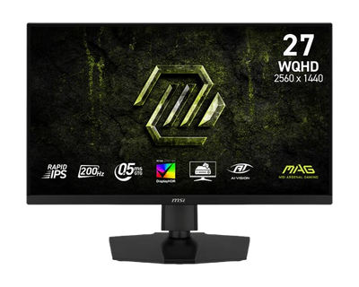 MSI MAG 274QPF E20 27" LCD QHD 0.5ms Adaptive Sync Gaming Monitor with HDR 400 (DisplayPort, HDMI, USB-C) - MSIMAG274QPFE20