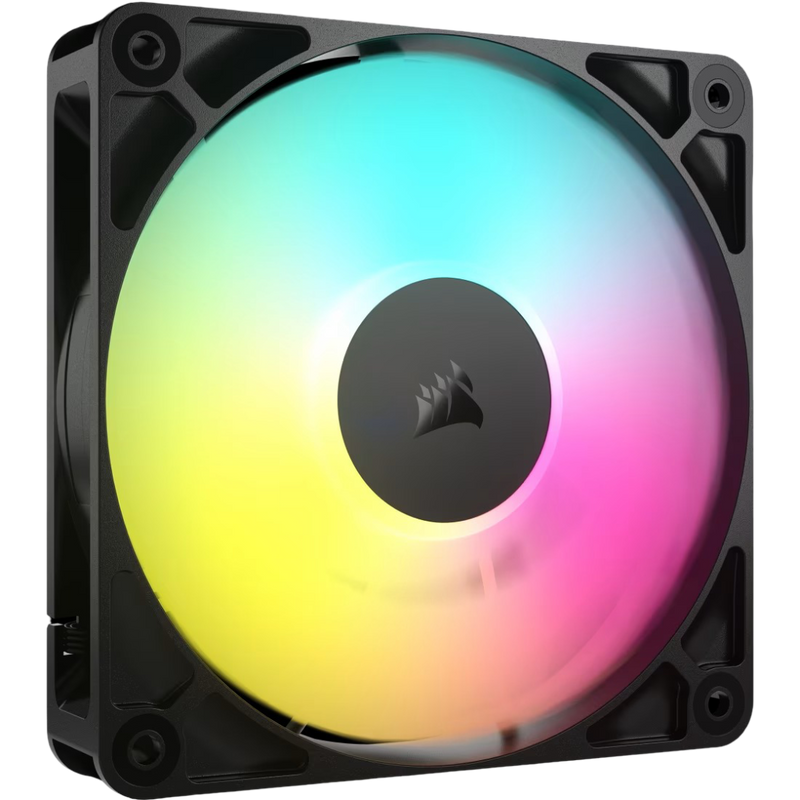 Corsair RS120 ARGB 120mm PWM Fan Single Pack - Black - 840006684121