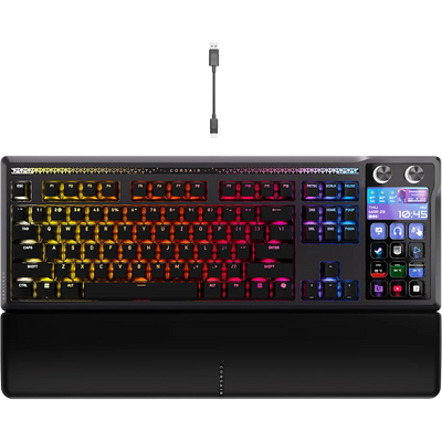 Corsair Galleon 100 SD RGB Mechanical Wired Gaming Keyboard  8000Hz Stream Deck-Integrated Black - 840440407867