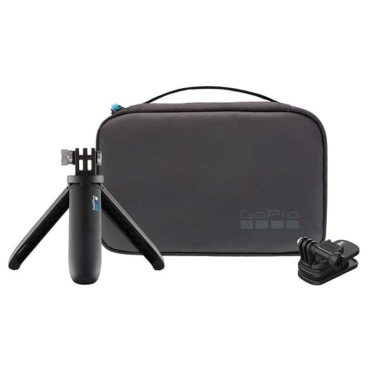 GoPro Travel Kit Includes Magnetic Swivel Clip, Shorty, and Compact Case - AKTTR-002 - 818279024142