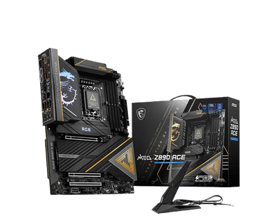 MSI MEG Z890 ACE Motherboard, ATX - Supports Intel Core Ultra Processors, LGA 1851, DDR5 - MSIMEGZ890ACE